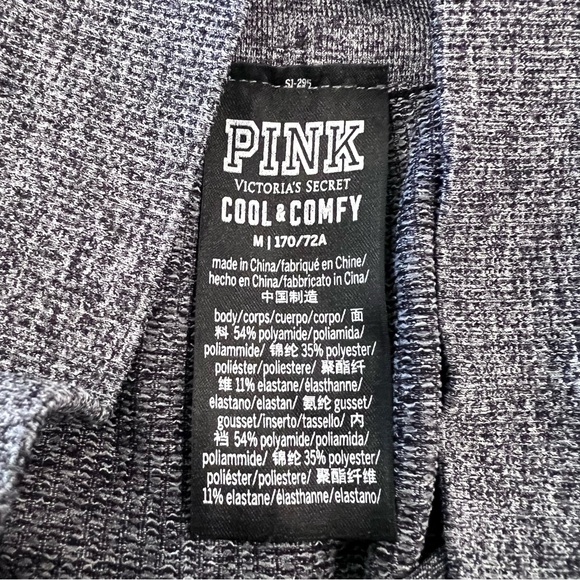 Pink Victoria's Secret Cool & Comfy Fit Leggings Crop Ombre Gray Pink Women's M, - Picture 11 of 16